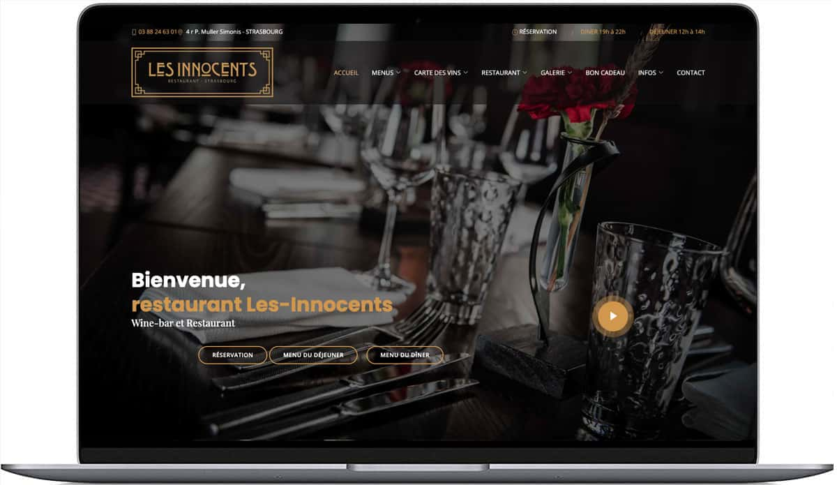 Site restaurant les Innocents